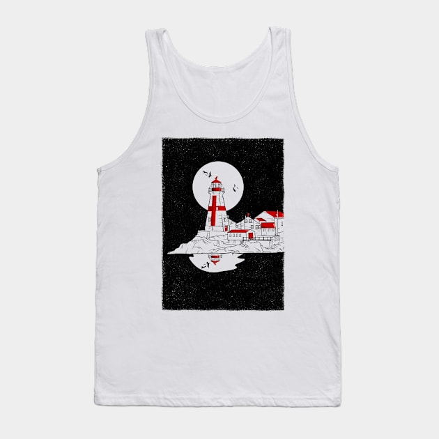 East Quoddy Lighthouse Tank Top by mailboxdisco